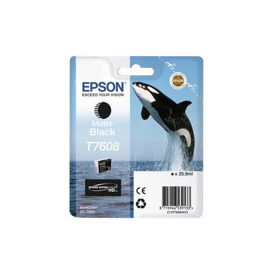Epson T7608 C13T76084010 Mat Siyah Orijinal Kartuş