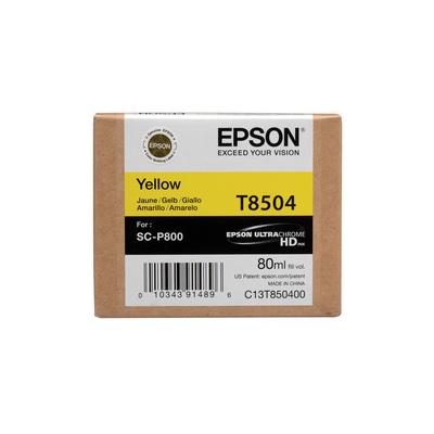 Epson T8504 C13T850400 Sarı Orijinal Kartuş