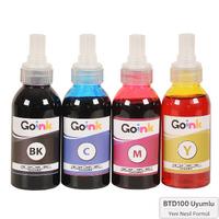 Goink Brother DCP-T530DW BTD100 CMYK 4 Renk Mürekkep Seti 4x100 ml(Muadil)