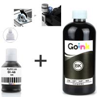 Goink Canon Maxify GX7040 GI-46 Siyah Mürekkep 500 ml + 140 ml