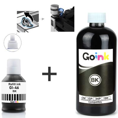 Goink Canon Maxify GX5540 GI-46 Siyah Mürekkep 500 ml + 140 ml