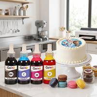 Goink Epson L5390 Uyumlu Gıda Mürekkep Seti 4x100 ml Yenilebilir Pasta