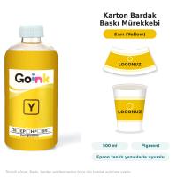 Goink Karton Bardak Baskı Mürekkebi 500 ml - Epson Uyumlu Pigment (Renk Seçenekli)