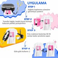 Goink Transfer Kağıdı (Açık Renk Pamuklu Kumaş) - 140gsm - 1yp - A4