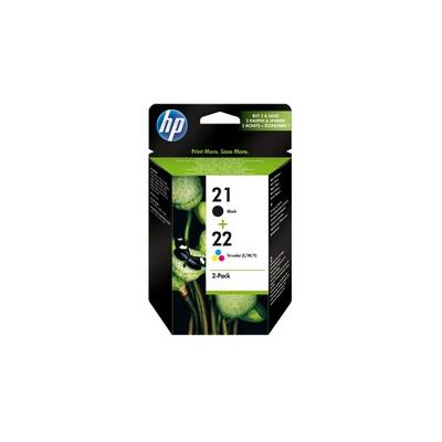 HP 21 22 SD367AE Orijinal Kartuş 2'li Set
