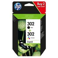 مجموعة kartuş الأصلية HP 302 X4D37AE