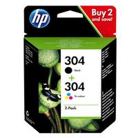 مجموعة الأقراص الأصلية HP 304 3JB05AE السوداء