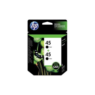 HP 45 C6650F Siyah Orijinal Kartuş 2'li Set
