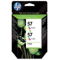 HP 57 C9503AE Renkli Orijinal Kartuş 2'li Set