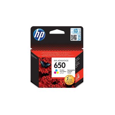 HP 650 CZ102AE Renkli Orijinal Kartuş