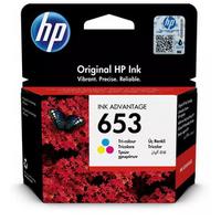 HP 653 3YM74AE كرتوجة اللون الأصلي