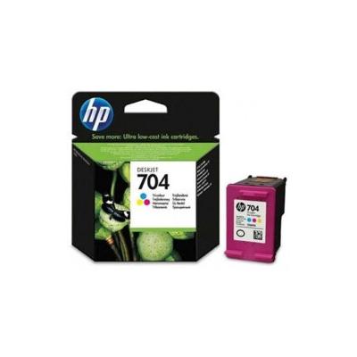 HP 704 CN693A Renkli Orijinal Kartuş B Grade