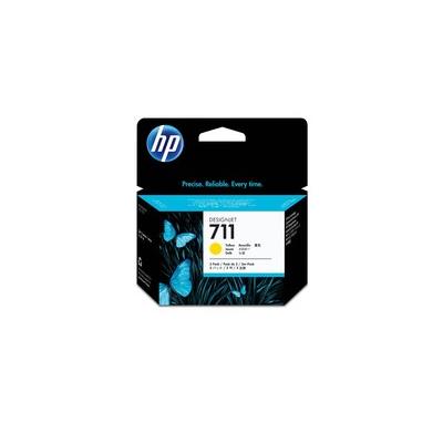 HP 711 CZ136A Sarı Orijinal Kartuş 3'lü Set