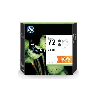 HP 72 P2V33A Mat Siyah Orijinal Kartuş 2'li Set