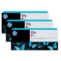 HP 771C B6Y33A Kırmızı Orijinal Kartuş 3'lü Set
