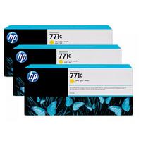 HP 771C B6Y34A Sarı Orijinal Kartuş 3'lü Set