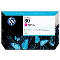 كرتوج HP 80 C4874A الأصلي الأحمر