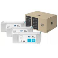 HP 81 C5067A Mavi Orijinal Kartuş 3'lü Set