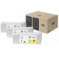 HP 83 C5075A Sarı Orijinal Kartuş 3'lü Set