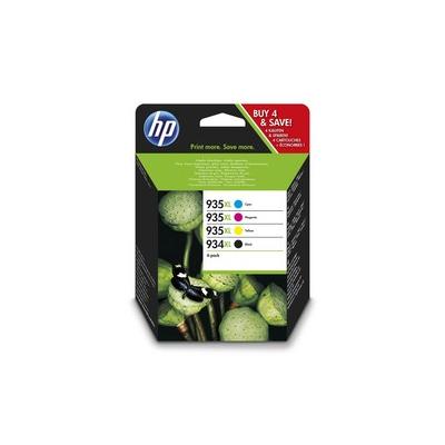 HP 934XL 935XL X4E14AE Yüksek Kapasiteli Orijinal Kartuş Seti