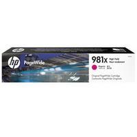 HP 981X L0R10A أحمر عالية القدرة الأصلية