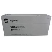 HP 981YC L0R20YC أسود إكسترا هاي ييلد أصلية