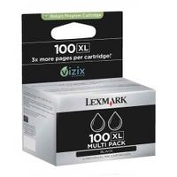 Lexmark 100XL 14N0848 Siyah Yüksek Kapasiteli Orijinal Kartuş 2'li