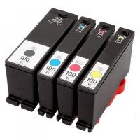 Lexmark 100XL Muadil Mürekkep Kartuş 4 Renk