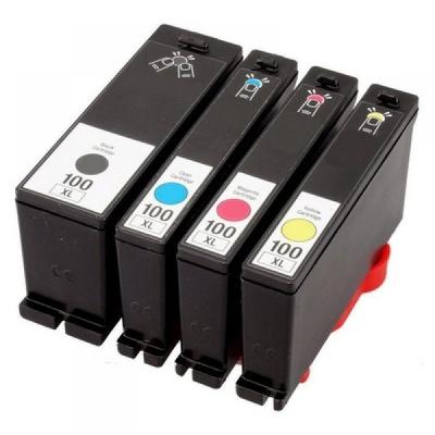 Lexmark 100XL Muadil Mürekkep Kartuş 4 Renk