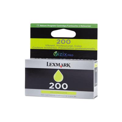 Lexmark 220 14L0088A Sarı Orijinal Kartuş