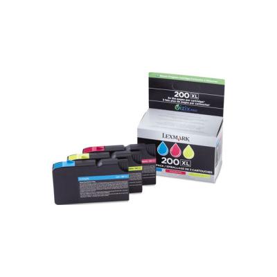 Lexmark 220XL 14L0269A Renkli Yüksek Kapasiteli Orijinal Kartuş Seti