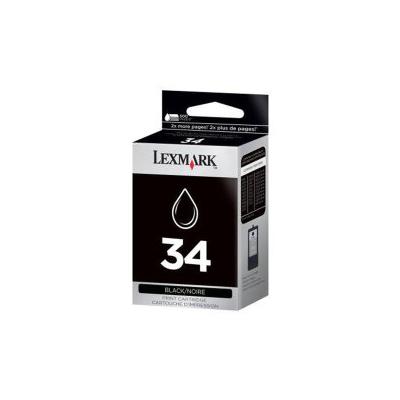 Lexmark 34XL 18C0034E Siyah Yüksek Kapasiteli Orijinal Kartuş E Grade