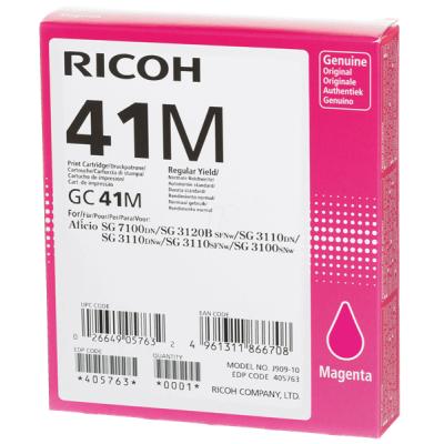 Ricoh GC-41M 405763 Kırmızı Orijinal Kartuş - SG3110 / SG3100