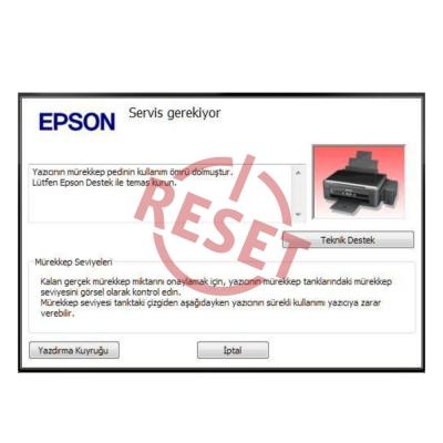 Epson L3110/L3111/L3150/L3151 Yazıcı için Pad Reset Hizmeti (Waste Ink Pad)