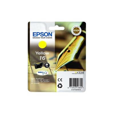 Epson 16 T1624 C13T16244020 Sarı Orijinal Kartuş