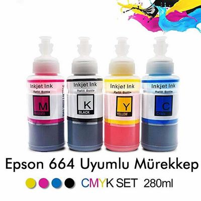 Epson L382 için 4x70 ml Mürekkep