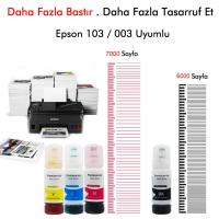 Epson L6190 Uyumlu Mürekkep 4 Renk