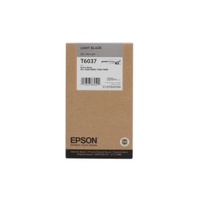 Epson T6037 C13T603700 Açık Siyah Orijinal Kartuş