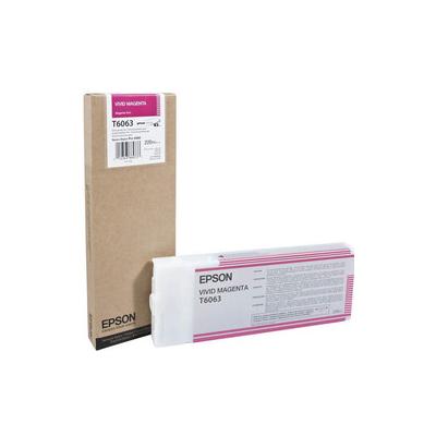 Epson T6063 C13T606300 Kırmızı Orijinal Kartuş