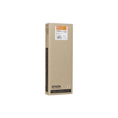 Epson T636A C13T636A00 Turuncu Orijinal Kartuş