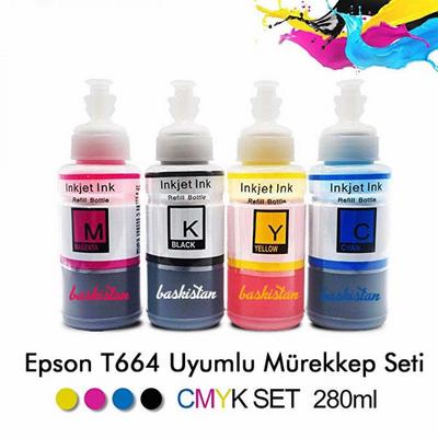 EPSON Uyumlu 4 RENK TAKIM (4x70 ml) PHOTOINK PLUS MÜREKKEP - L100/L110/L200/L210/L220/ L300/L310/L355/L365/L455/L550/L565 /L800/L810/L850/L1300/L1800/ l382/l386/l455/1455