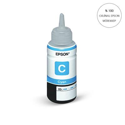 FOR Epson L800 / L810 / L850 / L1800 için ve 6 RENKLİ TÜM EPSON YAZICILAR İÇİN 70 ml.T6732 MAVİ Mürekkep