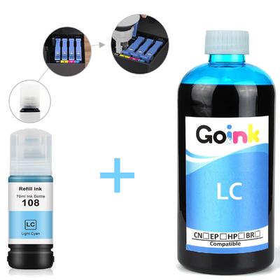 Goink EPSON 108 Açık Mavi Mürekkep 500 ml + 70 ml (Muadil)