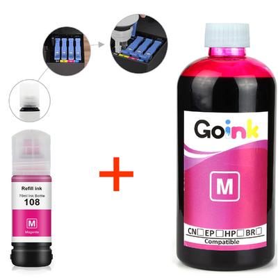 Goink EPSON 108 Kırmızı Mürekkep 500 ml + 70 ml (Muadil)
