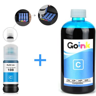 Goink EPSON 108 Mavi Mürekkep 500 ml + 70 ml (Muadil)