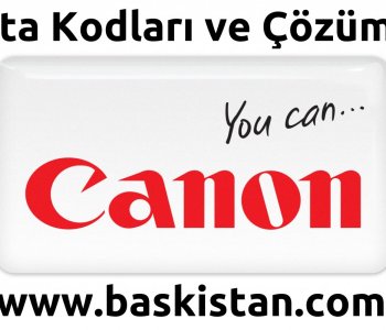 Canon MAXIFY Yazıcı Hata Kodları 